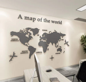 Premium 3D Acrylic Wall Sticker – Mirror-Like Removable