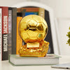 Golden Soccer Ball Trophy Replica – Player Award Model, Resin