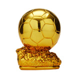Golden Soccer Ball Trophy Replica – Player Award Model, Resin