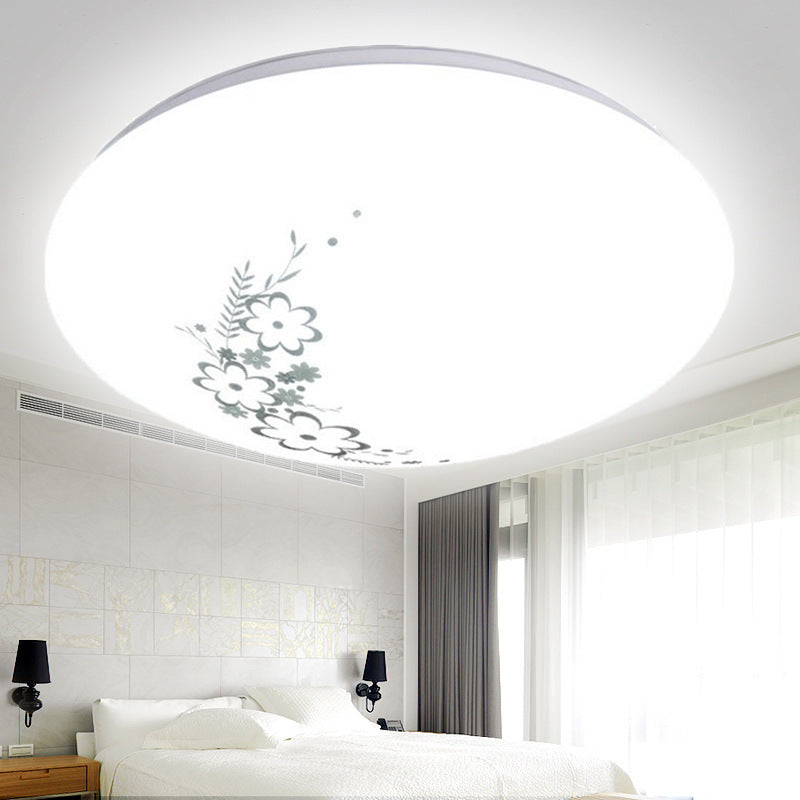 Modern Acrylic LED Ceiling Lamp – Flush‑Mount Light for Living Room & Balcony