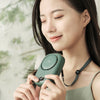 Lazy Bladeless Neck Fan – USB Rechargeable, Digital Display & Silent 360°