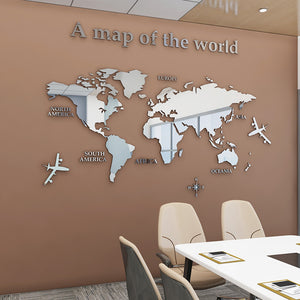Premium 3D Acrylic Wall Sticker – Mirror-Like Removable