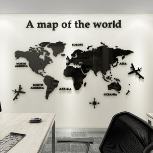 Premium 3D Acrylic Wall Sticker – Mirror-Like Removable