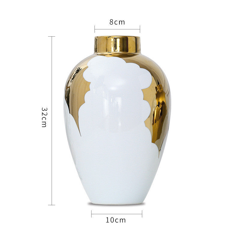 Luxury Ceramic Vases – Creative Sculptural Art Decor for Living Room