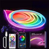 Smart Neon LED Rope Strip with App & Voice Control – 16.4 ft, Music Sync