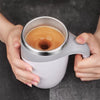 Electric Self-Stirring Coffee Mug – Magnetic Rotating, USB Rechargeable, 380ml