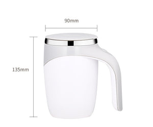 Electric Self-Stirring Coffee Mug – Magnetic Rotating, USB Rechargeable, 380ml