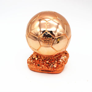 Golden Soccer Ball Trophy Replica – Player Award Model, Resin