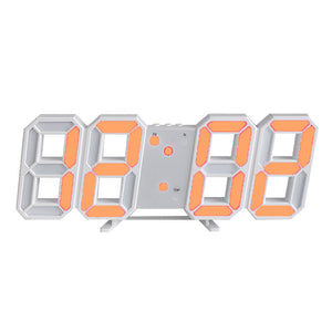 Large LED Digital Wall Clock – Time, Date, Temp Display, Alarm