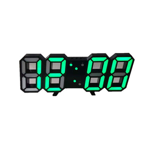 Large LED Digital Wall Clock – Time, Date, Temp Display, Alarm