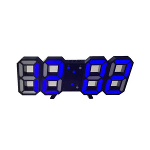 Large LED Digital Wall Clock – Time, Date, Temp Display, Alarm