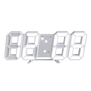 Large LED Digital Wall Clock – Time, Date, Temp Display, Alarm