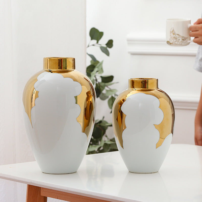 Luxury Ceramic Vases – Creative Sculptural Art Decor for Living Room