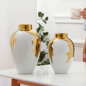 Luxury Ceramic Vases – Creative Sculptural Art Decor for Living Room