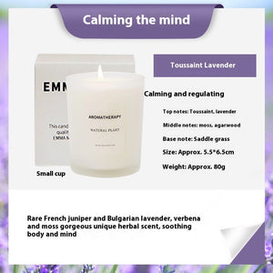 Luxury Natural Scented Candles – Soy Blend, Aromatherapy, Long Burn