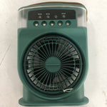 Portable USB Misting Air Cooler Fan – 5‑Spray Adjustable, 600 mL Tank & 7‑Color