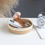 Eco-Friendly Jute Storage Basket for Cosmetics & Home Decor