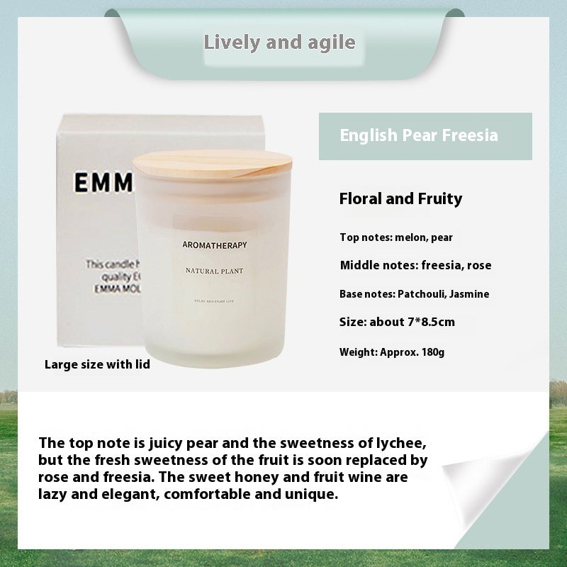 Luxury Natural Scented Candles – Soy Blend, Aromatherapy, Long Burn