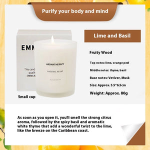 Luxury Natural Scented Candles – Soy Blend, Aromatherapy, Long Burn