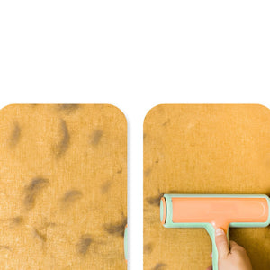 Two‑Way Roller Pet Hair Remover Brush – Self‑Cleaning, Reusable