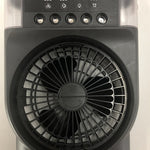 Portable USB Misting Air Cooler Fan – 5‑Spray Adjustable, 600 mL Tank & 7‑Color
