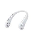 Rechargeable Bladeless Hanging Neck Fan – Hands‑Free Mini USB Fan for Outdoor