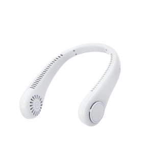 Rechargeable Bladeless Hanging Neck Fan – Hands‑Free Mini USB Fan for Outdoor